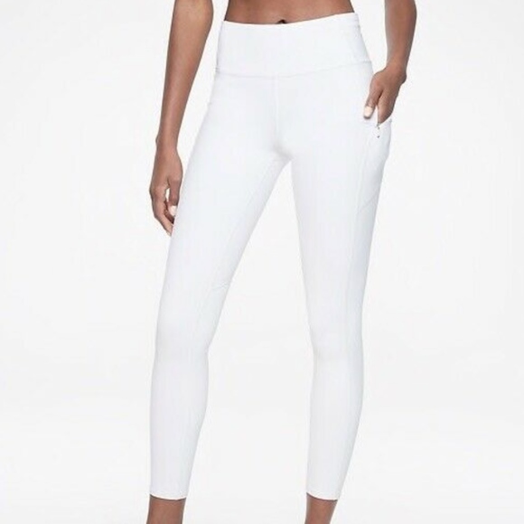 Athleta Pants - NEW Athleta White Contender Tight MEDIUM